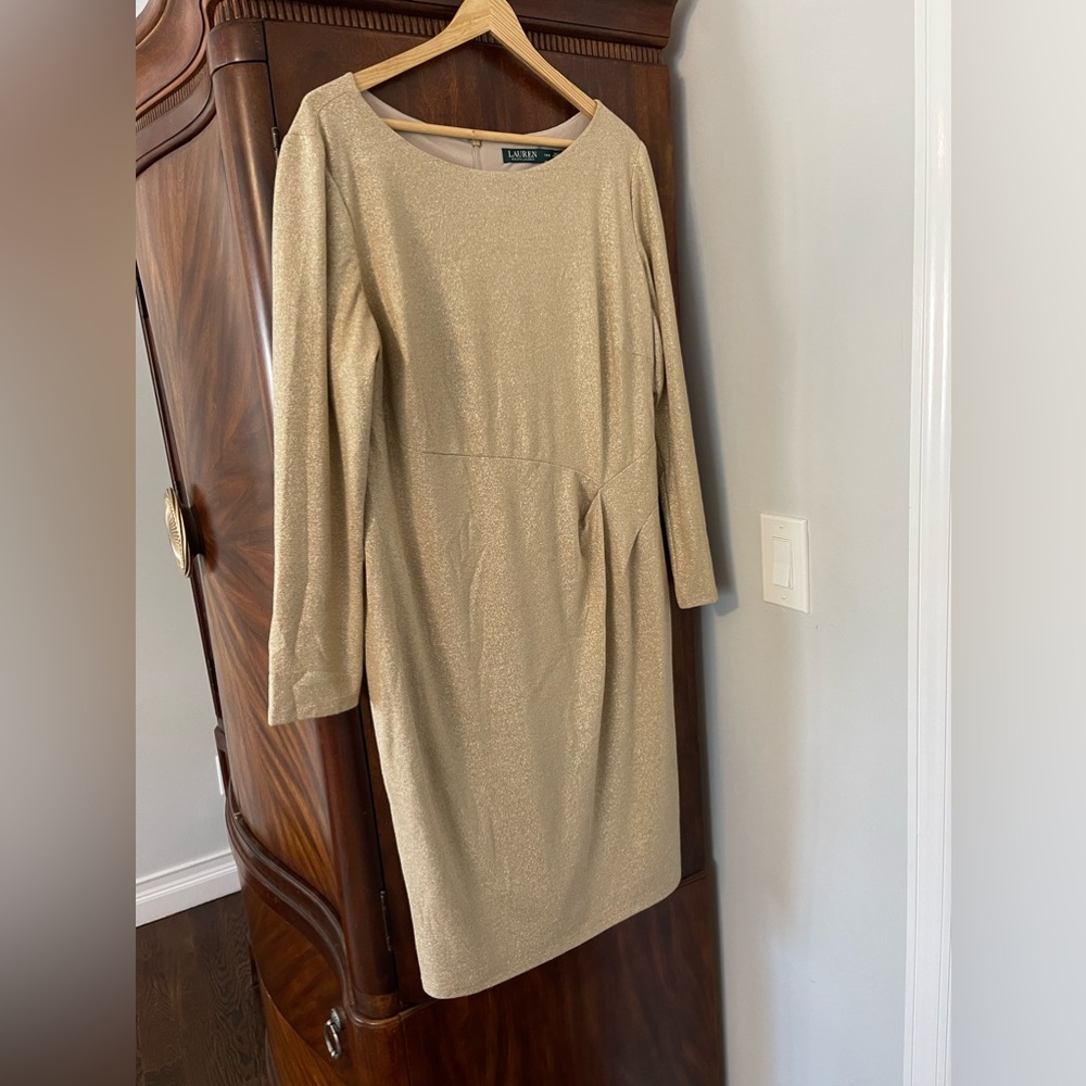 Ralph Lauren Gold sequin dress